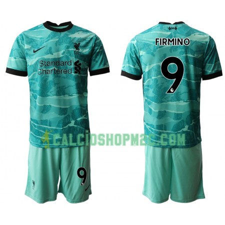 Liverpool Roberto Firmino 9 Bambino Maglia Trasferta 2020/2021 Manica Corta (+ Pantaloncini)